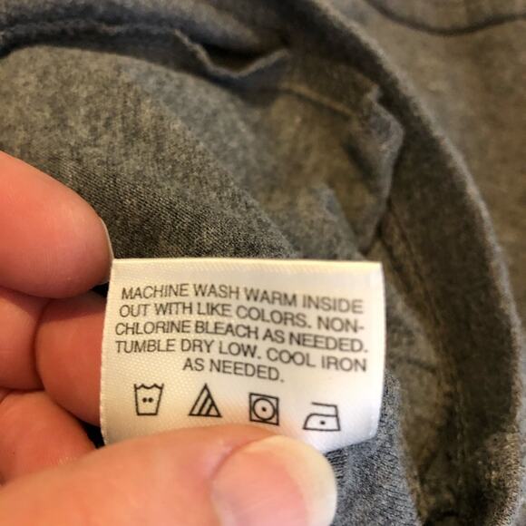 Hanna Andersson gray button front cropped swing jacket size Medium Petite PM - Picture 11 of 14